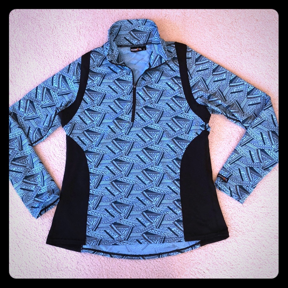 Kerrits size L - half zip athletic shirt